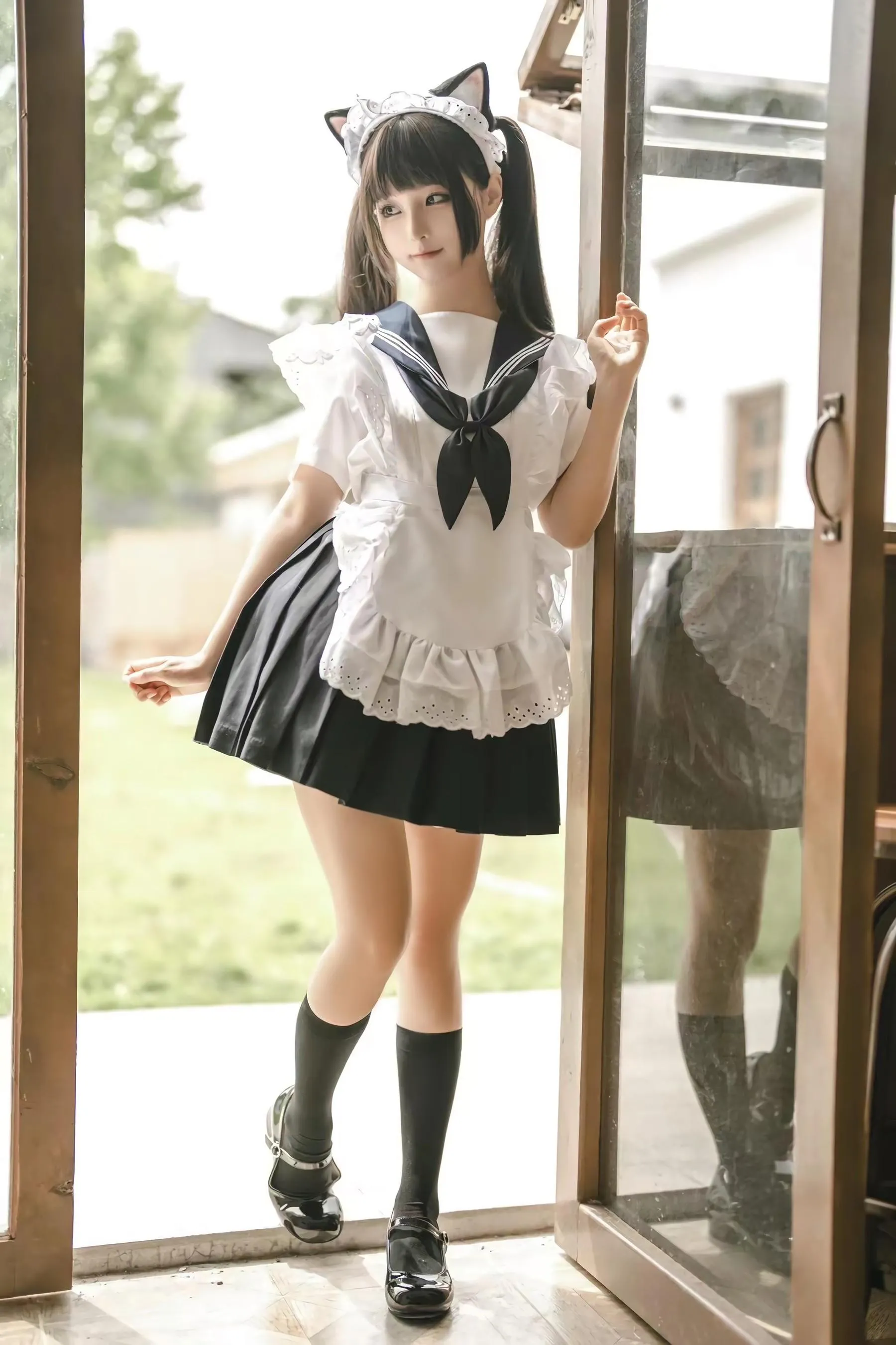 蠢沫沫 – NO.215 猫猫女仆 [24P]插图2